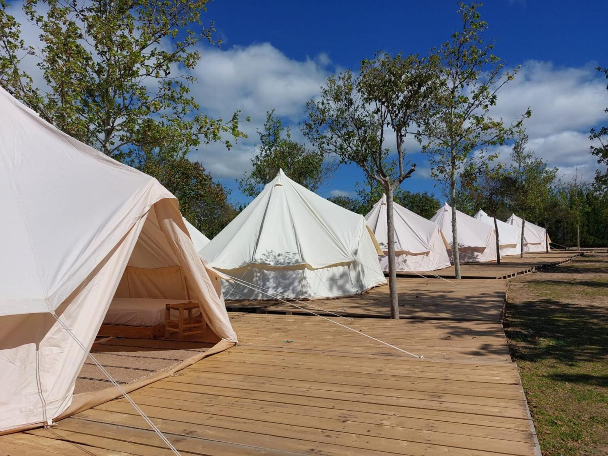 Bungalows Zaragoza Camping ภายนอก รูปภาพ